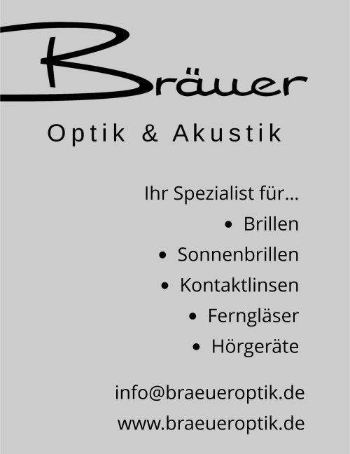 Partner Bräuer Optik & Akustik